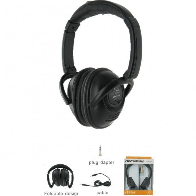 Наушники профессиональные, студийные AV-JEFE VER906 25592